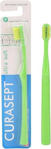 Miniatura 8 de plplaaoo 10 cepillos de dientes, cepillos de dientes ortodónticos en forma de V para aparatos ortopédicos, cepillo de dientes de cerdas suaves para