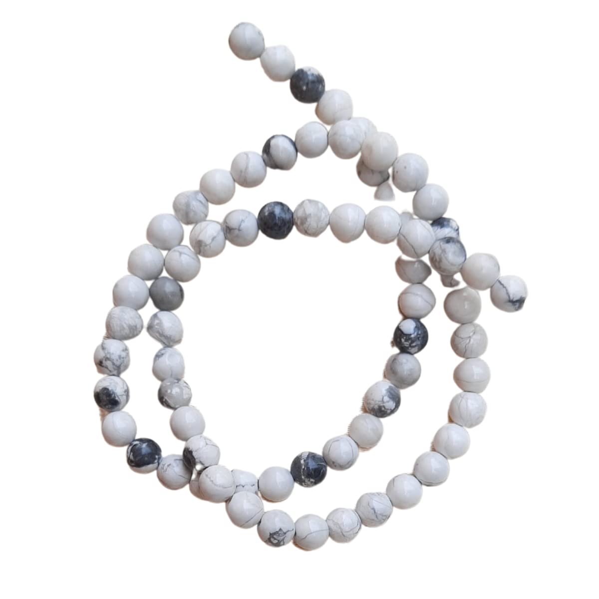 Natural Crystal - Stone/Beads/Gemstone 6mm Round Loose Beads in String for Making Necklace/Jewelry/Bracelet/Mala-image-42
