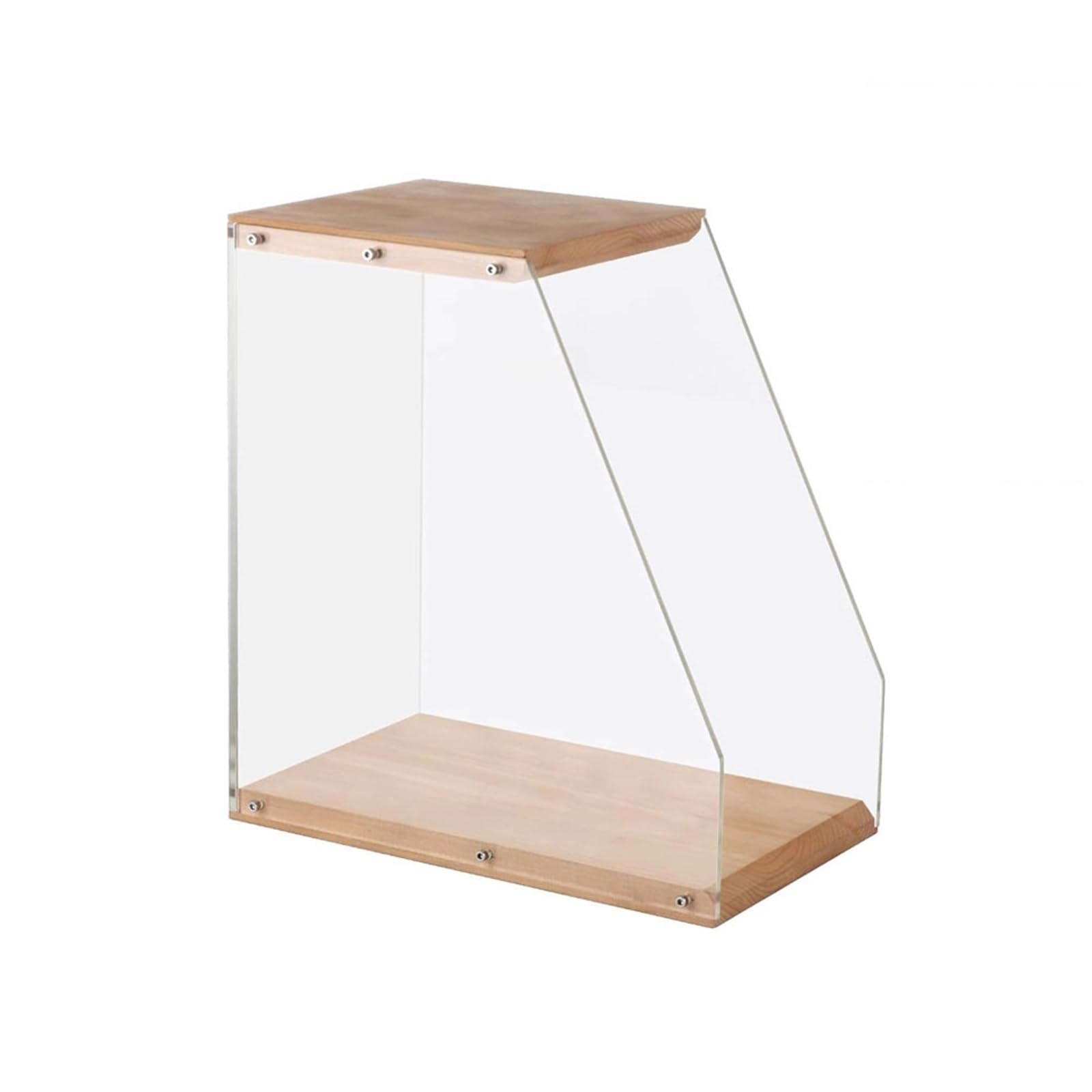 Hhaoran-9868 CD Holder Home Acrylic CD Holder Tabletop Vertical Vinyl Record Rack for Up to 40 Albums CD/DVD Rack