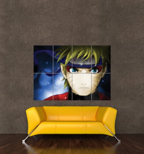 Doppelganger33 LTD Naruto Anime Manga Wall Art Multi Panel Poster Print 47x33 inches
