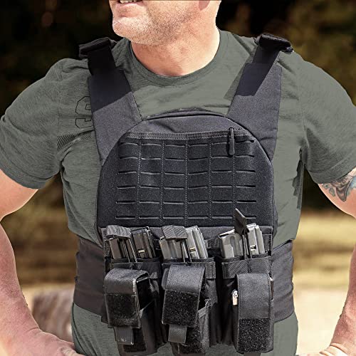 Gfire Tactical Vest Airsoft Lightweight Vest For Men Adjustable Military Weighted Vest For Training #TOP4
