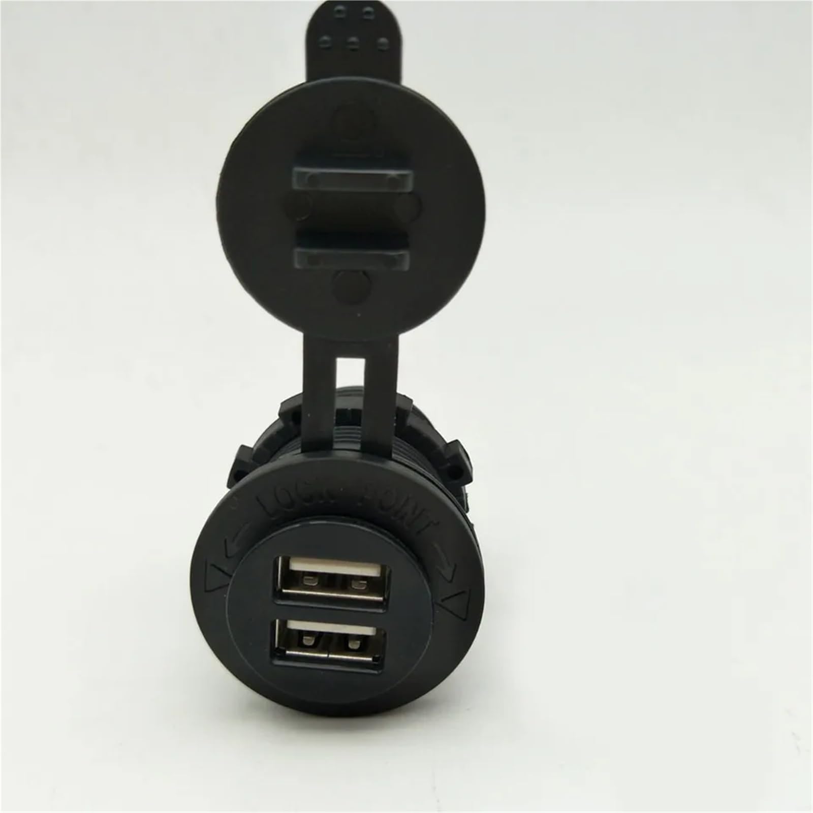 Gniazdo zapalniczki samochodowej Dc 12 V/24 V Uniwersalna podwójna ładowarka USB Zasilacz Akcesoria dla wbudowania 5 2.1a Wewnętrzne gniazdo ładowania