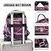YETTASBIN Fashion Quilted Mini Backpack for Women & Girls - Rose Lightweight Casual Travel Daypack, S(8.5L)
