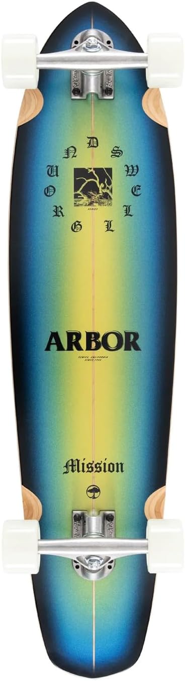 Arbor Longboard Complete Groundswell Drifter Mission Kicktail 8.625" x 35"