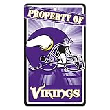 NFL Minnesota Vikings Champ/Prop of Sign, 7.25 x 12