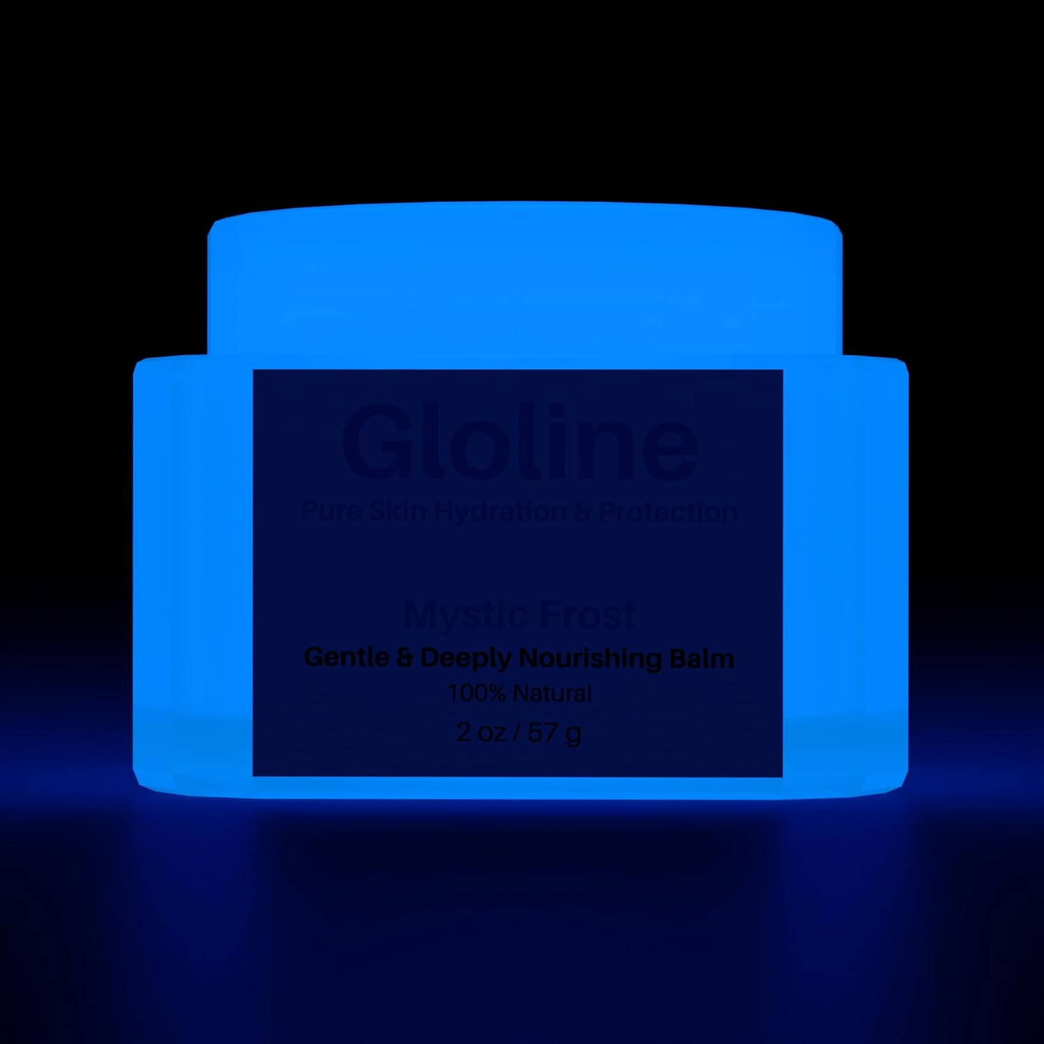 Gloline Mystic Frost – Natural Skin Superfood Balm for Face & Body with Squalane, Shea Butter, Menthol, Vitamin E Oil for Skin Nourishment + 6 Antioxidant-Rich Botanicals | Face and Body Moisturizer - Image 2