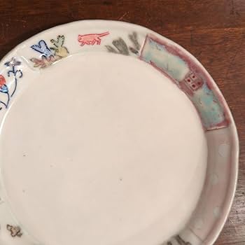 Amazon.co.jp: 砥部焼 生石窯 西山千代子 貼合わせお皿と小鉢 : おもちゃ