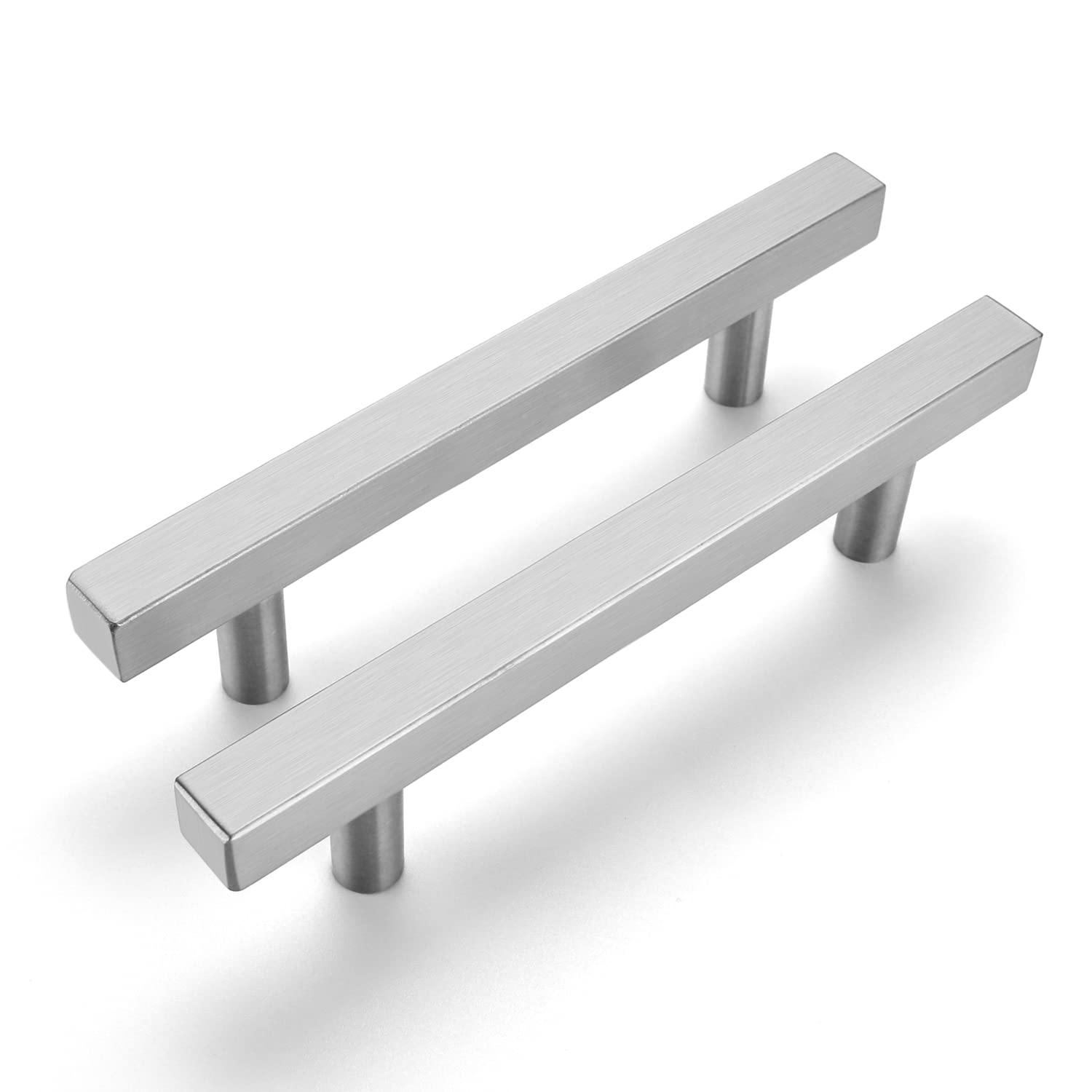 POWPULL 20 Pack 3.75in Pulls Brushed Nickel Handles