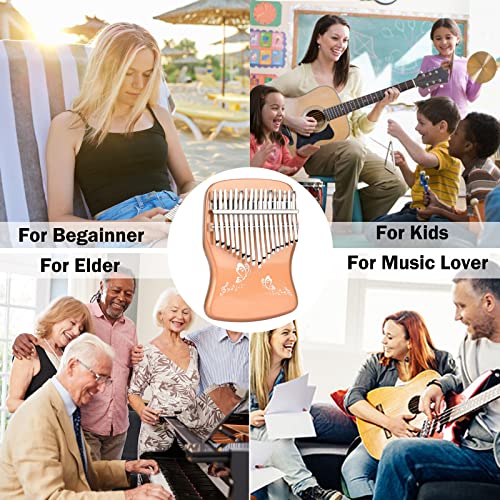 Raraplur Kalimba 17 Clés Pouce Piano Instrument de Musique Enfant et Adulte, Portable Doigt Pouce Piano Haute Qualité… - Les Beatles, Paul McCartney, John Lennon, RIngo Starr, George Harrison Raraplur Kalimba 17 Clés Pouce Piano Instrument de Musique Enfant et Adulte, Portable Doigt Pouce Piano Haute Qualité… – Image 4