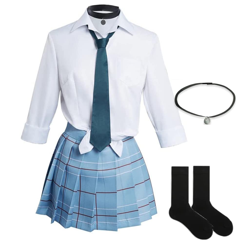 Xinchangda Kitagawa Marin Cosplay Costume Inui Sajun Cosplay Outfit Women Anime School Uniform Suit Shirt Skirt Full Set for Halloween Party Role Play