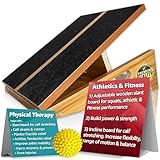 BAM Athletica Professional Slant Board for Calf Stretching | Wide Slant Board for Squats | Adjustable Incline Board & Calf Stretcher | Workouts, Exercise & Physical Therapy & Plantar Fasciitis Relief -  BAM Enterprises