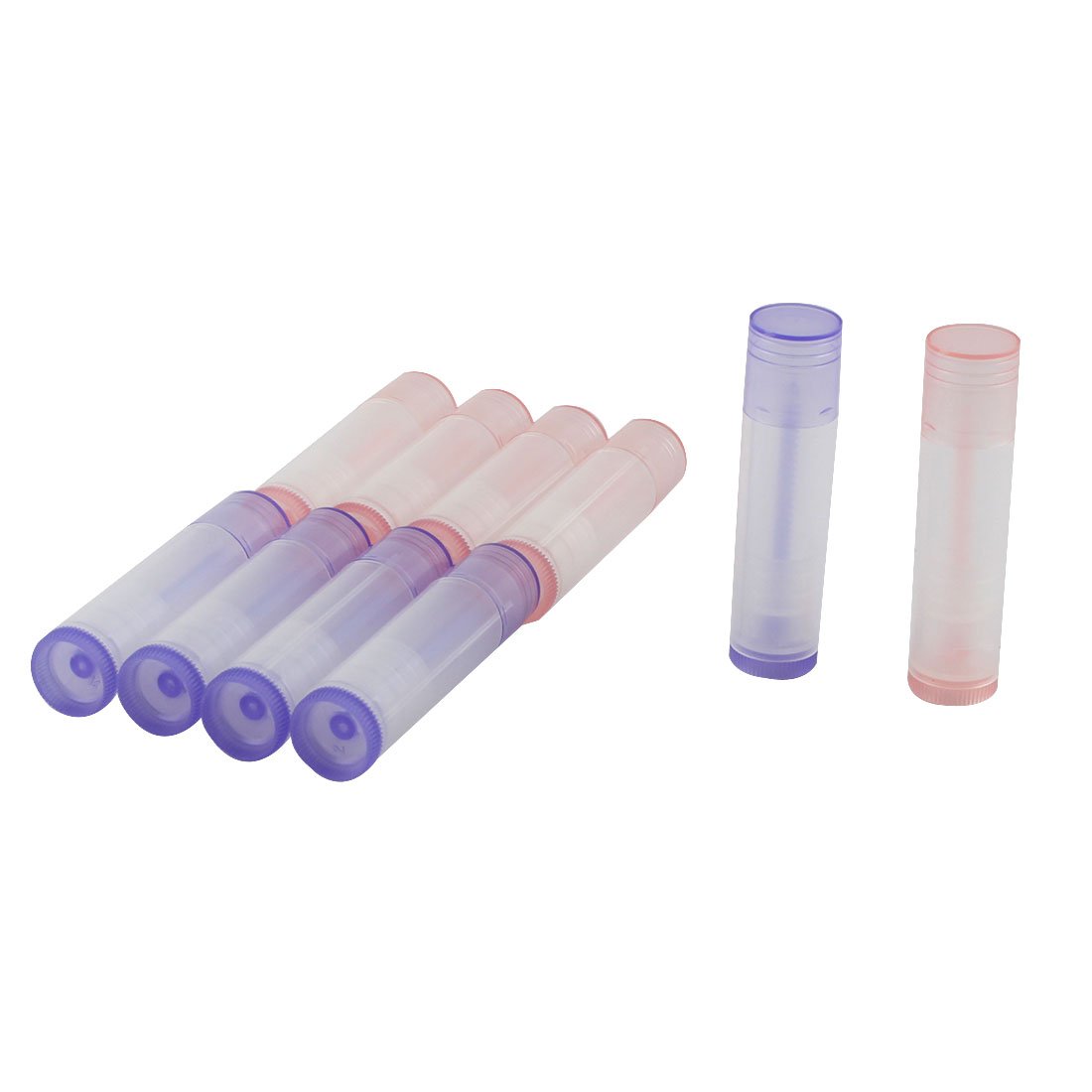 Plastic Empty DIY Cap Lipstick Chapstick Bulk Container Holder Lip Balm Tube 10pcs Pink Purple id d1f 765