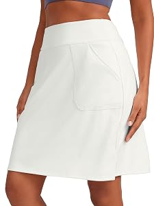 VUTRU Tennis Skort for Women Activewear Knee-Length Trouser Skirt with Inner Shorts Women's Tennis Skirt with Trousers Underneath Perfect for Sports Golf Tennis