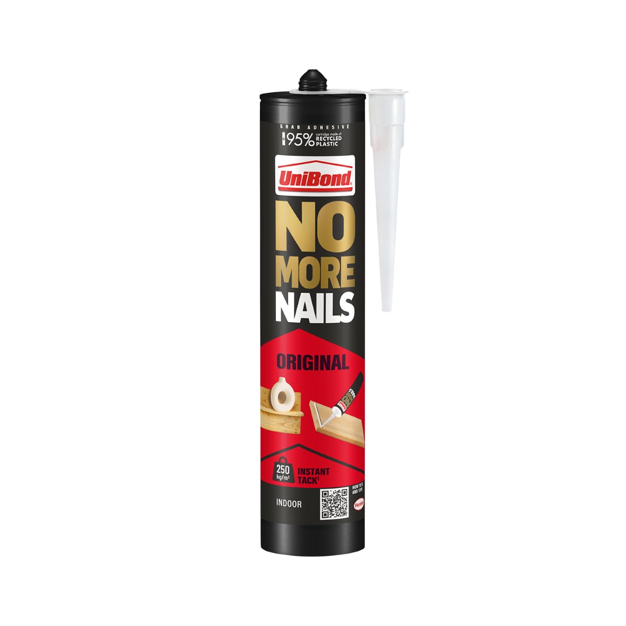 Unibond No More Nails Original Heavy Duty Adhesive Glue 280ml Cartridge New
