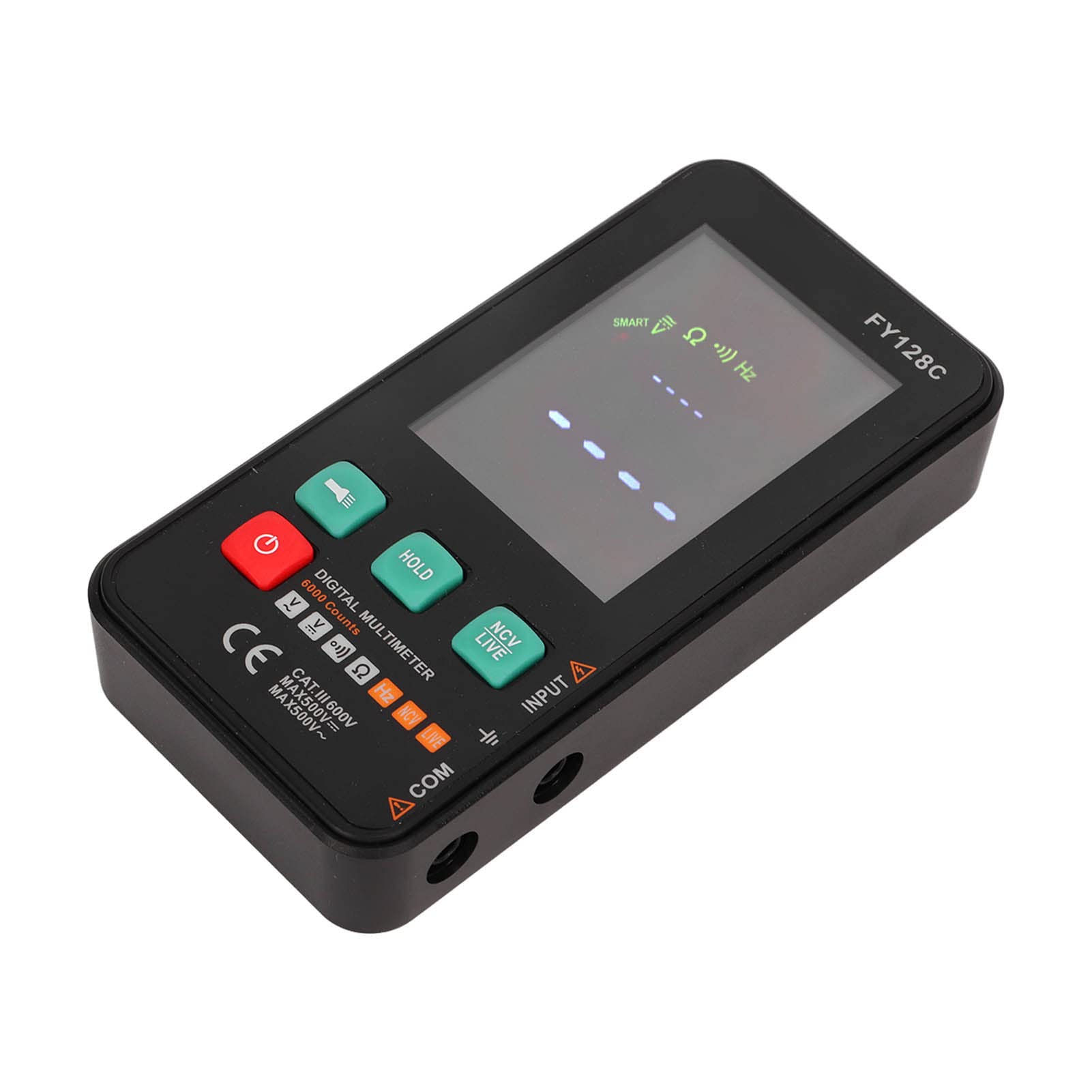 Multímetro Digital Medidor de Corriente de Voltaje Portátil Ultradelgado de Alta Precisión para Electricistas 123x61x24 Mm