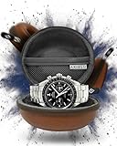 AKIELO Custodia Porta Orologi – Custodia da Viaggio per Orologi Uomo e Donna con Panno p...