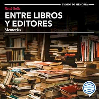 Diseño de la portada del título Entre libros y editores, memorias