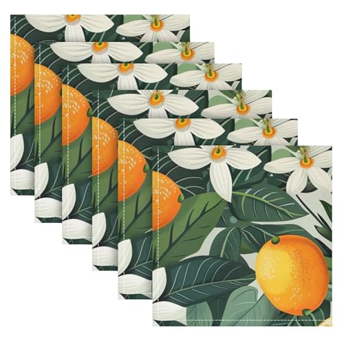 Servilletas de Tela Qilmy 20x20 pulgadas, Set 6 miniatura 6