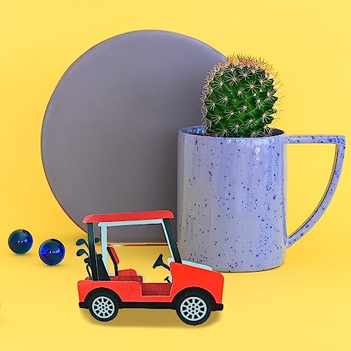GLOBLELAND Golf Cart Cutting Dies for DIY Scrapbooking Metal Golf Tools Sport Die Cuts Embossing Stencils Template for Paper Card Making Decoration Album Craft Decor - Image 2