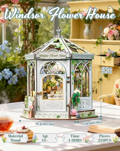 CUTEBEE Windsor Flower House Book Nook Kit thumbnail 3