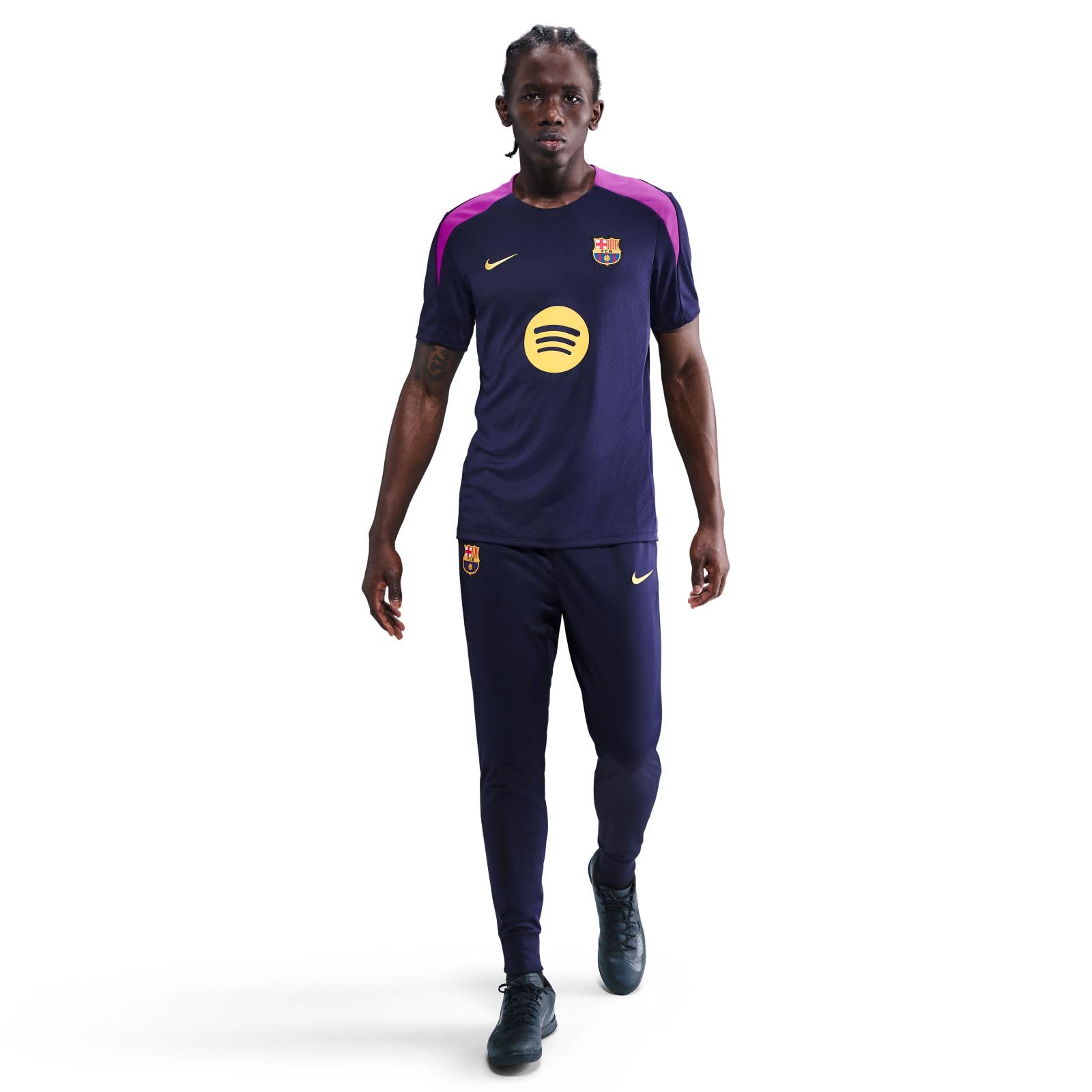 NIKE Fc Barcelona Strike Men's Nike Dri-fit Soccer Knit Track Pants - Spodnie Mężczyźni
