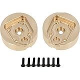 MEUS RACING UTB18 真鍮 リアアウターポータルカバー ウェイト Axial UTB18 Capra Trail Buggy #AXI212012用 65g/個 2個 (ゴールド 2個)