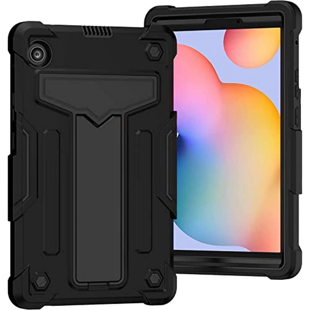 Anewone Case for Huawei MatePad T8 8.0 Inch, Heavy Duty Shock Proof Tablet Stand Cover-Black