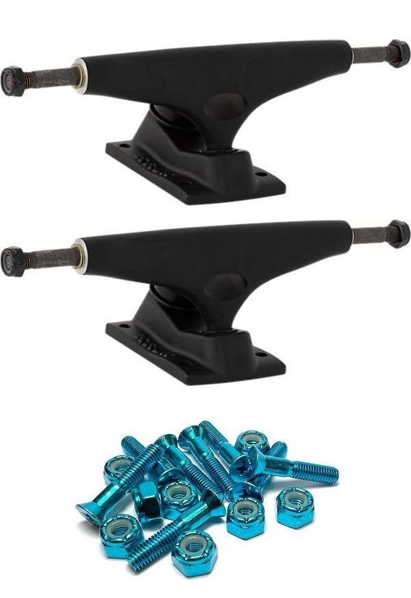 Krux Skate Trucks DLK K5 Black Widow Black Skateboard Trucks - 6.5