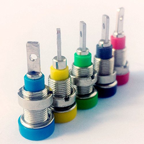 Mini Banana Hembra 2mm Panel, 5 Colores, Pack 10 miniatura 2