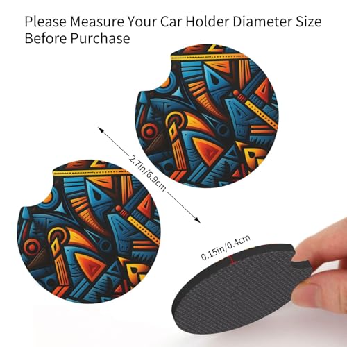 Portavasos para carro universal 2 piezas de neopreno miniatura 2