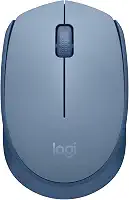 Mouse sem fio Logitech M170 com Design Ambidestro Compacto, Conexão USB e Pilha Inclusa - Azul Claro