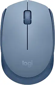 Mouse sem fio Logitech M170 com Design Ambidestro Compacto, Conexão USB e Pilha Inclusa - Azul Claro