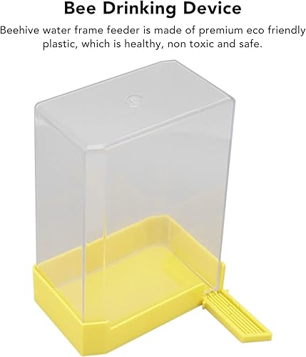 Miniatura 2 de GLOGLOW Alimentador de agua de abeja, 37.2 fl oz de gran capacidad, nido de bebida, colmena, dispensador de agua de apicultura para herramienta de