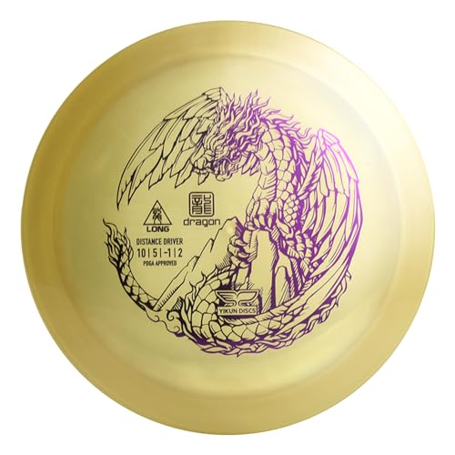 Yikun Professional Disc Golf Fairway Driver|Distance Driver|165-175g| Perfect for Outdoor Games and Competition[Dics Shade Color May Vary]