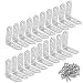 20Pcs Staffe Per Mensole In Acciaio Inox, Staffe Angolari In Metallo, Staffa Angolare A Forma Di L, Staffa Ad Angolo Retto In Metallo, Staffa A Forma Di L, Per Tavoli E Sedie Con Ripiani In Legno
