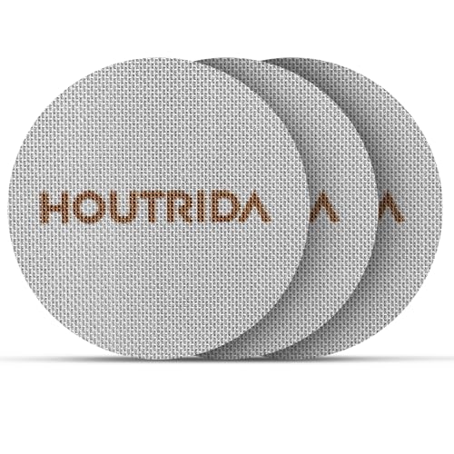 HOUTRIDA 51mm Espresso Puck Screen (3-Pack)