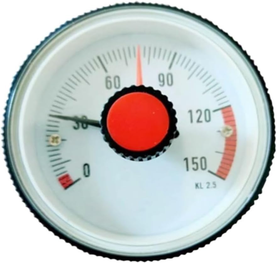 Arionyx Microswitch Thermometer, Pressure Type Gauge, Axial Mount with Bracket, 60MM Dial, 150°C, Capillary Tube, G1/4 Male Thread(WDKGWDJ-60Z/150°C G1/4)