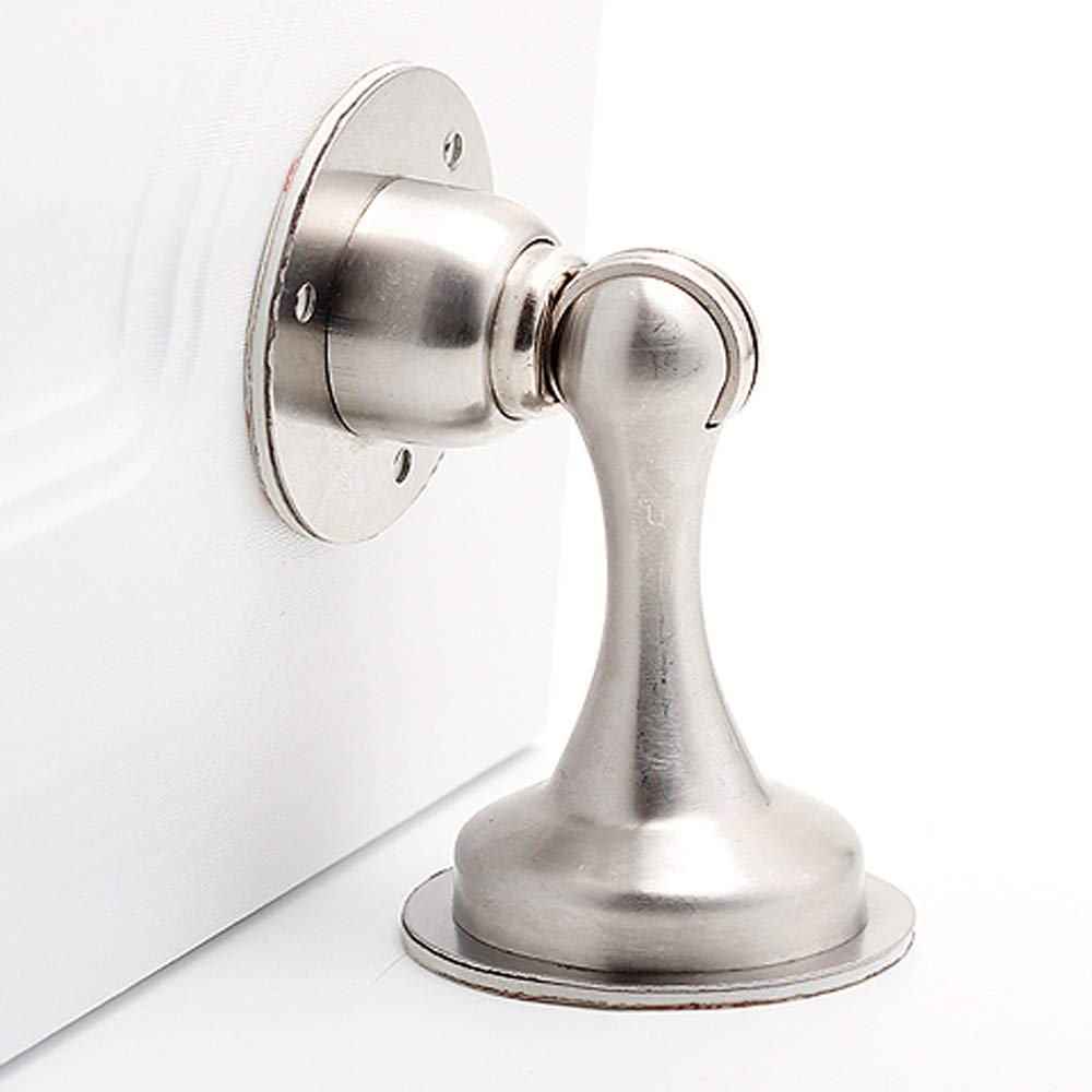 Fermaporta magnetico in acciaio inossidabile con adesivo nascosto per bloccare il pavimento a parete senza chiodi fermaporta hardware