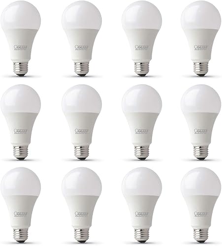 Vista 13 de Feit Electric Bombilla LED A19, equivalente a 100 W, regulable, base E26, CRI 90, 1600 lúmenes, blanco suave de 2700 K, bombilla de uso general