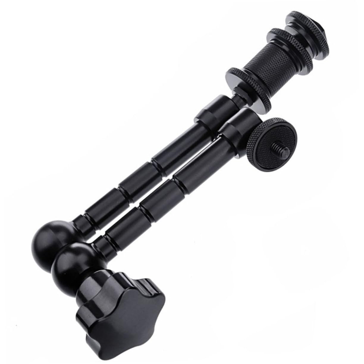2piezas Brazo Articulado para Cámara y Monitor LCD Brazo De Soporte De Fricción para Luces Led y Monitor