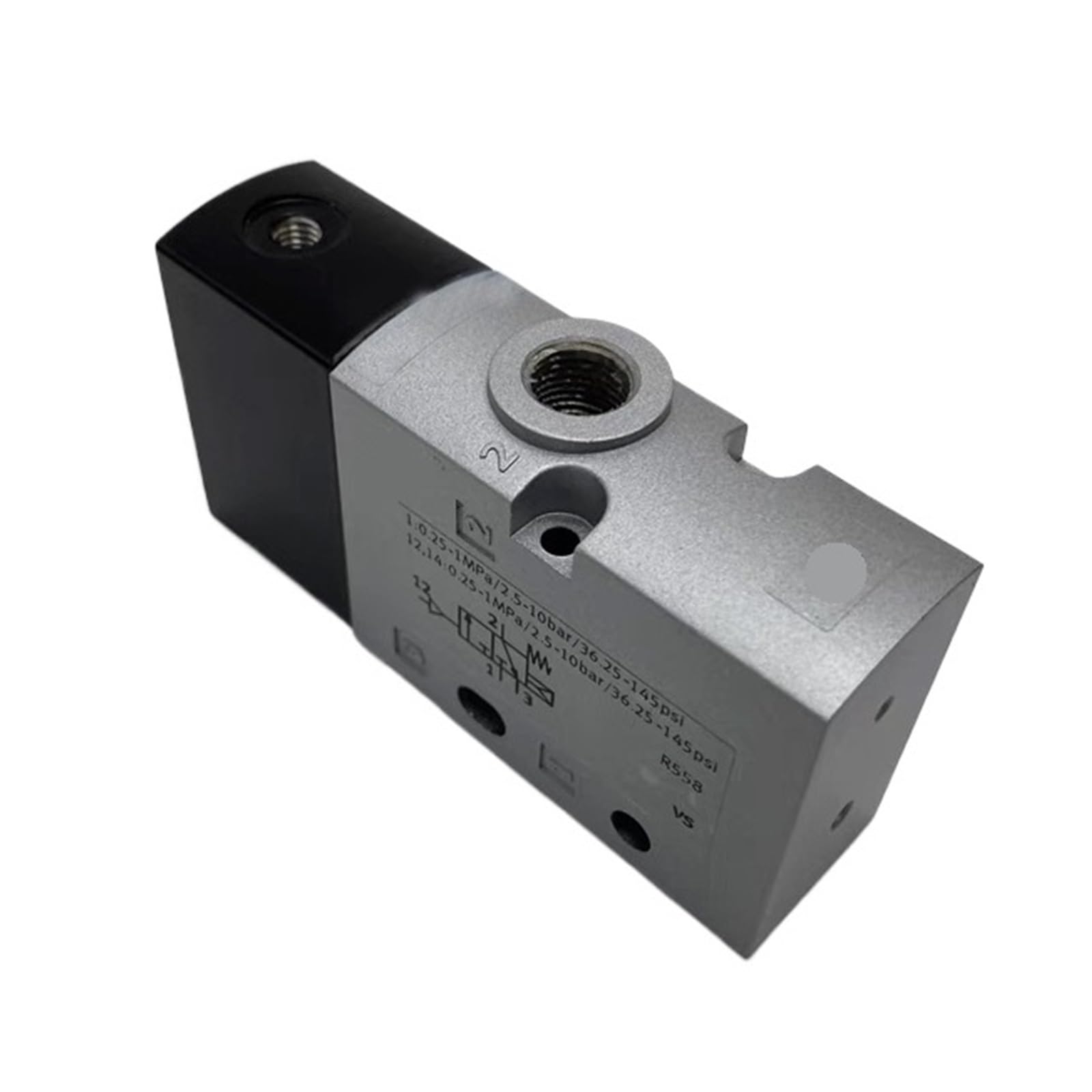 Distributeur pneumatique G1/8 VUWS-L20-M32C à commande mécanique 3/2 voies