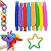 Gobesty Set di 16 mini tubi pop pop con sensoriale, in tubo sensoriale, per ragazzi e ragazze, con autismo e inattenzione!