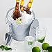 4l Double Insulated Ice Bucket With Lid, Ice Buckets Forparties,Ice Bucket With Scoop,Ice Bucket For Cocktailbar,Home,Outdoor