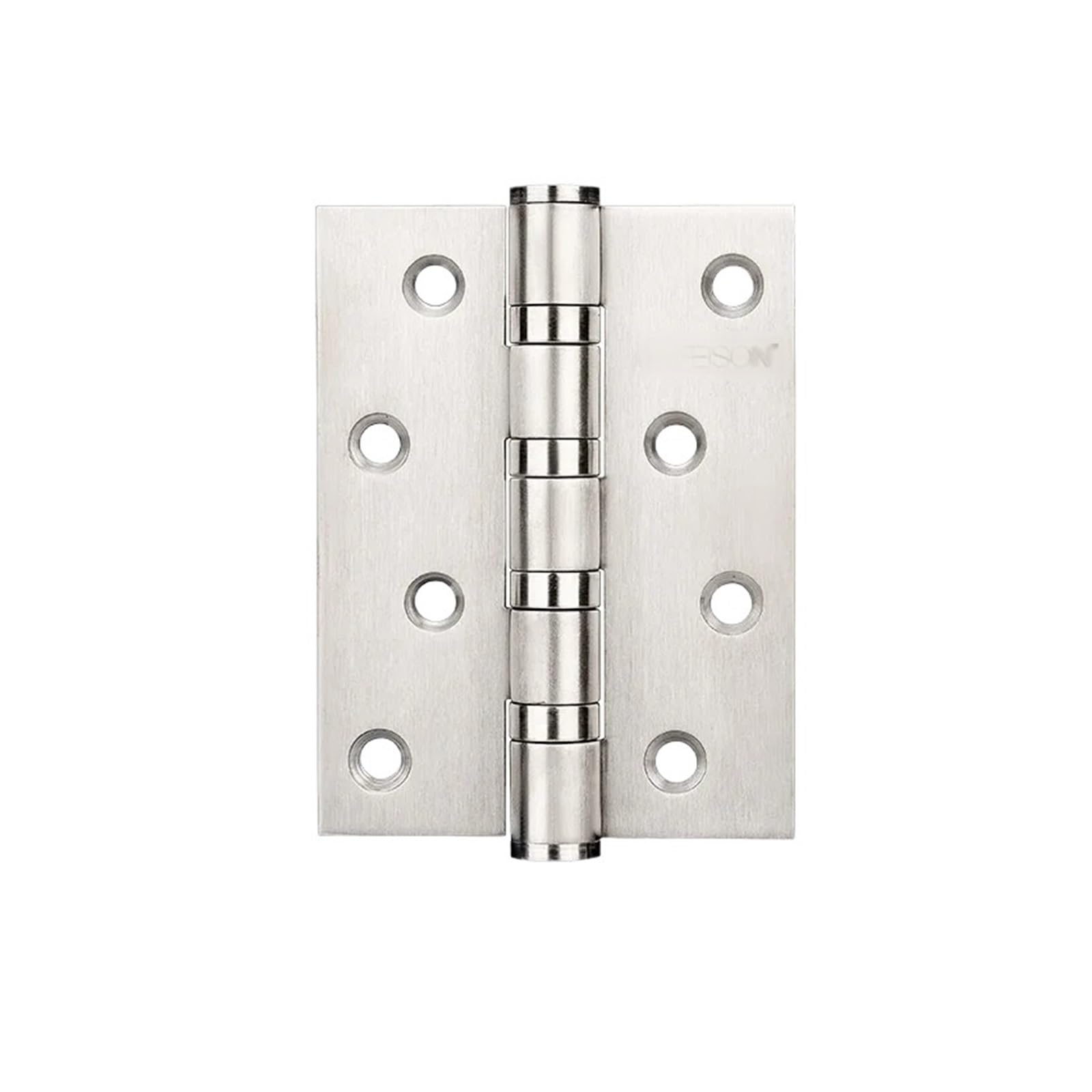 Pjfcewfdgx Brushed Silver 4-Inch Thickened Flat Stainless Steel Door Hinge