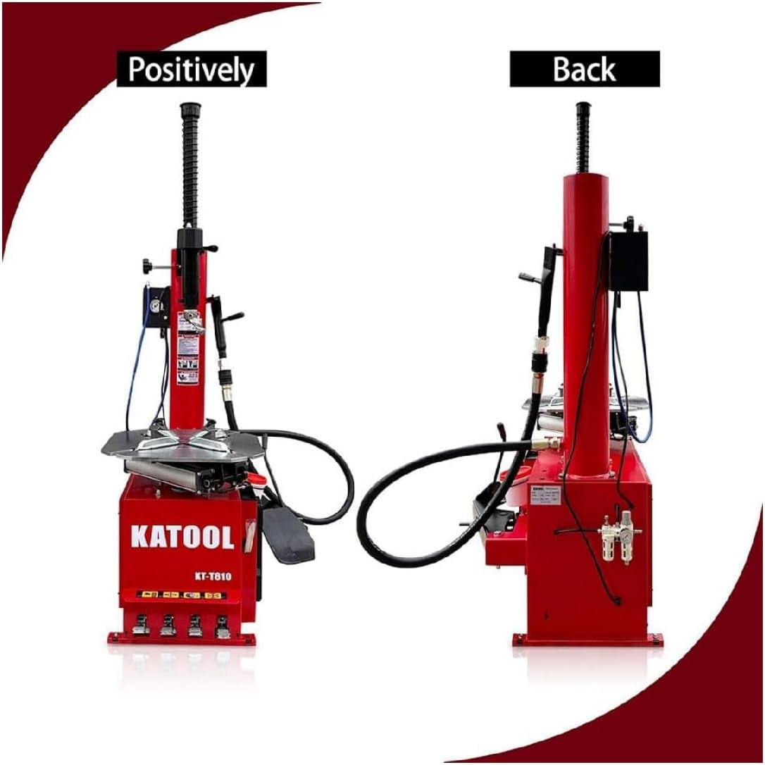KT-T810 2.0HP Swing Arm Tire Changer Machine with Bead Blaster Wheel Tire Changer Professional Wheel Changer Equipment Tire Tools 120V/1PH Powerful Motor (KT-T810)