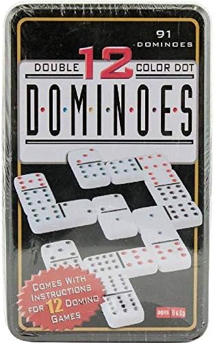 PlayGo Domino Double 12 Colours 91Pcs playset