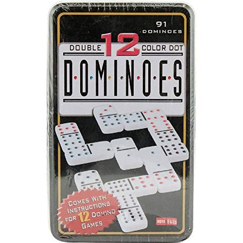PlayGoDomino Double 12 Colours 91Pcs playset