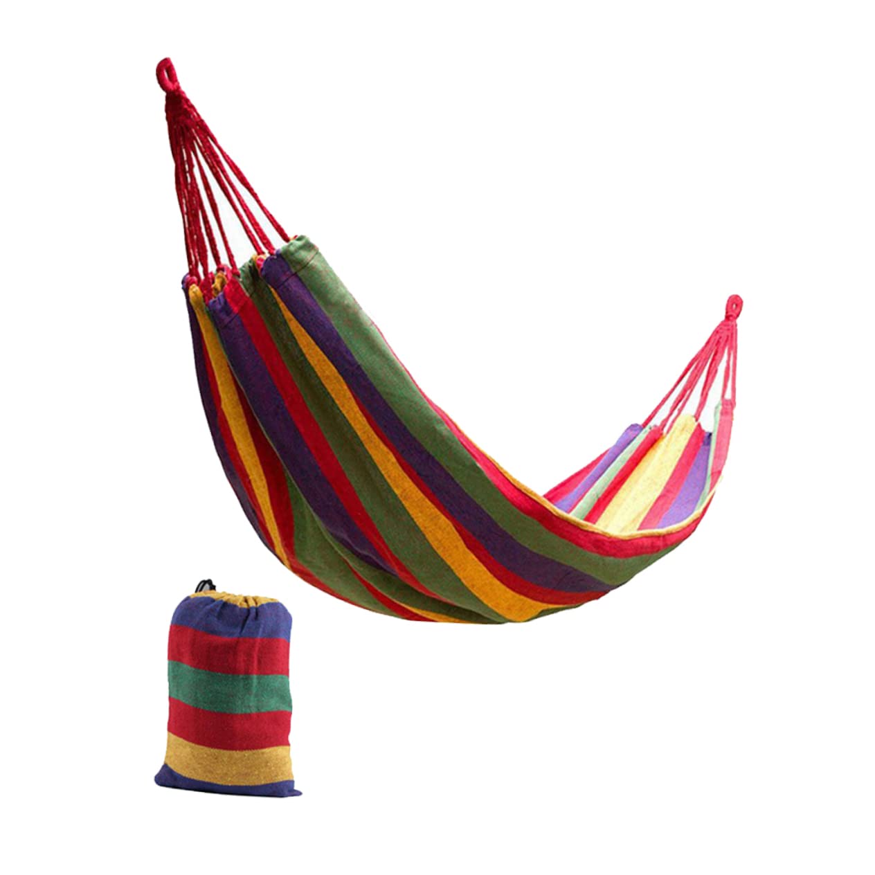 Hamac de camping suspendu en toile pour sieste dans le jardin
