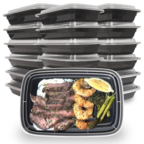 24 oz 150 Pack Meal Prep Containers BPA Free Leakproof