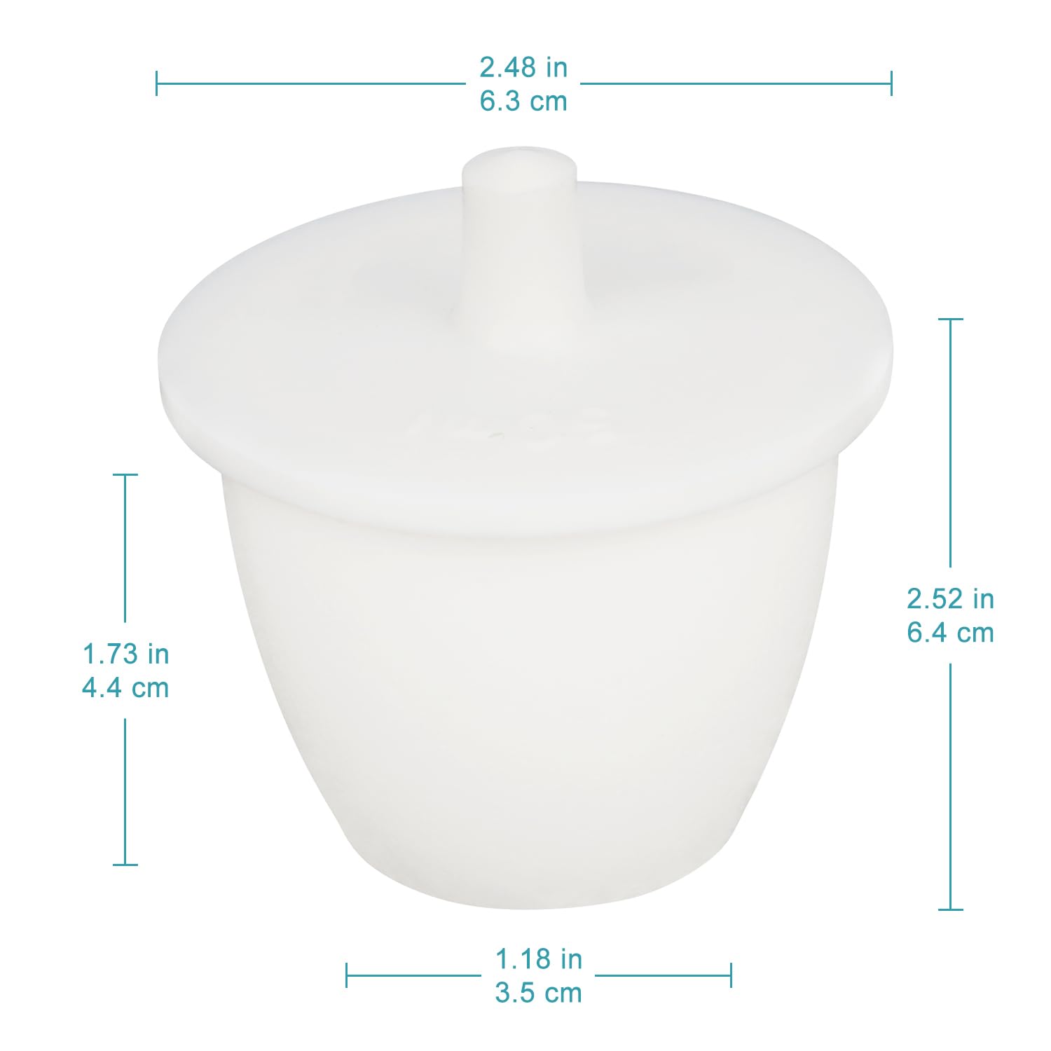 stonylab Creuset en PTFE, Bécher à Creuset en PTFE Haute Forme avec Couvercle de Couvercle, Résistant aux Acides et aux Alcalis, Résistant aux Hautes Températures, pour la Recherche en Laboratoire